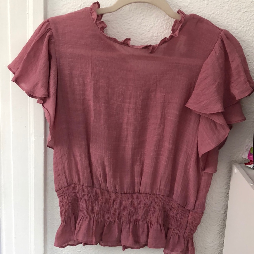 Pink blouse